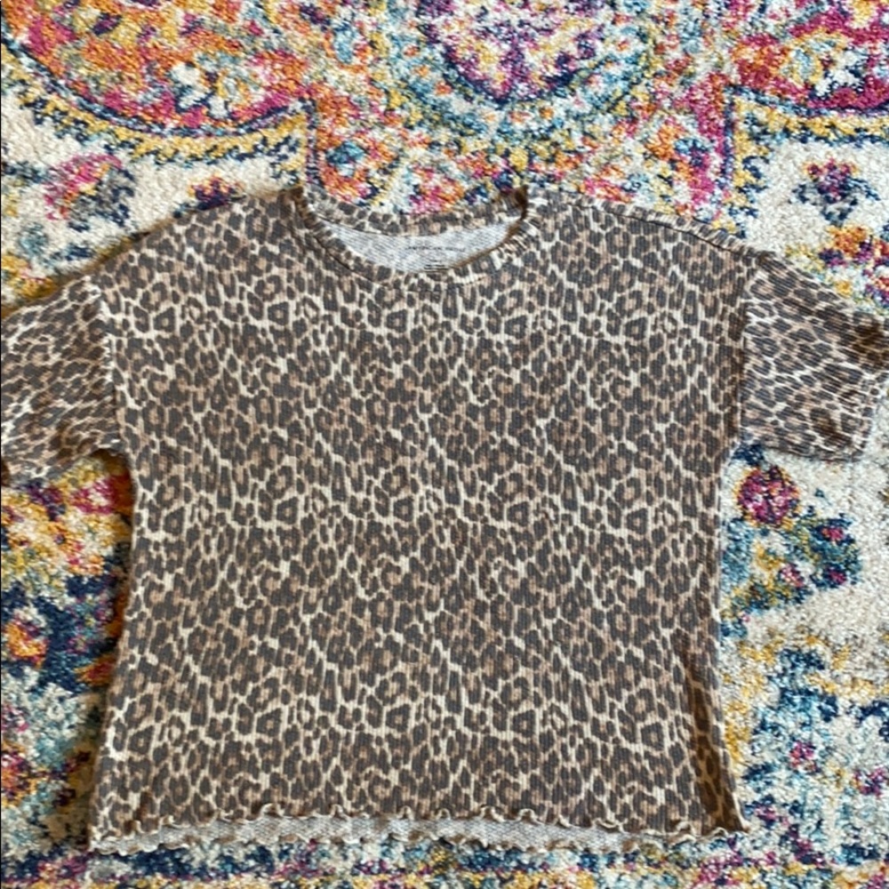 Cheetah print shirt